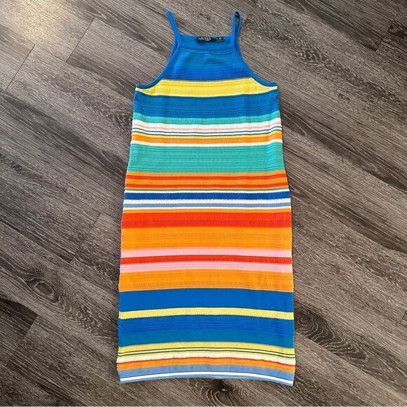 Lauren Ralph Lauren Striped Knit Dress - Picture 1 of 7